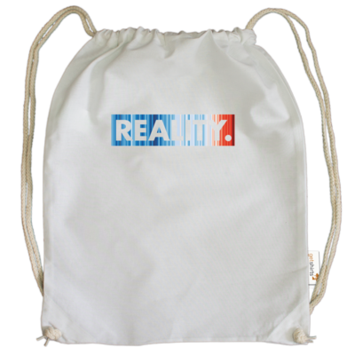 Motiv: Cotton Gymsac - LiveForLifeTV - Reality - bestimme auf Wunsch Details wie Produkt, Grösse, Farbe und Position selbst ! Motiv: Cotton Gymsac - LiveForLifeTV - Reality