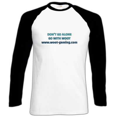 Motiv: Longsleeve Baseball T - Slogan - bestimme auf Wunsch Details wie Produkt, Grösse, Farbe und Position selbst ! Motiv: Longsleeve Baseball T - Slogan