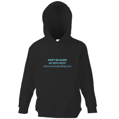 Motiv: Kids Hooded Sweat - Slogan - bestimme auf Wunsch Details wie Produkt, Grösse, Farbe und Position selbst ! Motiv: Kids Hooded Sweat - Slogan