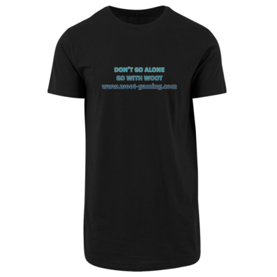 Motiv: Shaped Long Tee - Slogan - bestimme auf Wunsch Details wie Produkt, Grösse, Farbe und Position selbst ! Motiv: Shaped Long Tee - Slogan
