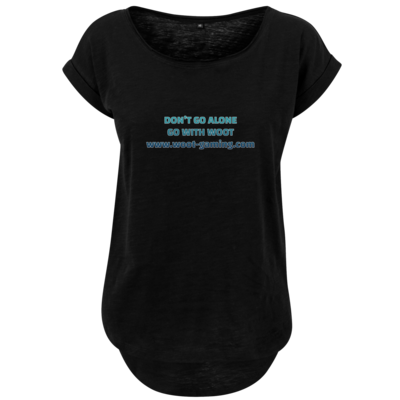 Motiv: Ladies Long Slub Tee - Slogan - bestimme auf Wunsch Details wie Produkt, Grösse, Farbe und Position selbst ! Motiv: Ladies Long Slub Tee - Slogan