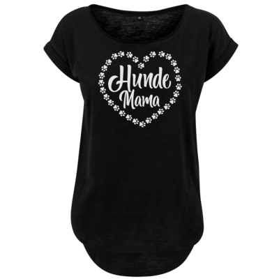 Motiv: Ladies Long Slub Tee - Hunde Mama - bestimme auf Wunsch Details wie Produkt, Grösse, Farbe und Position selbst ! Motiv: Ladies Long Slub Tee - Hunde Mama