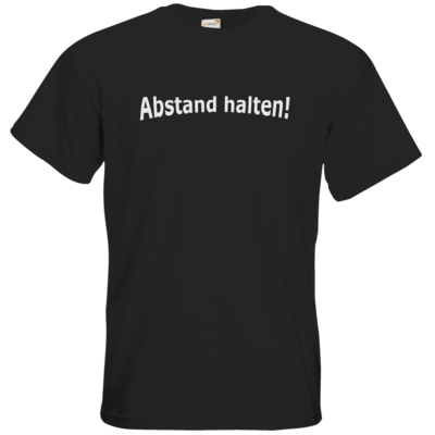 Motiv: T-Shirt Premium FAIR WEAR - Abstand - bestimme auf Wunsch Details wie Produkt, Grösse, Farbe und Position selbst ! Motiv: T-Shirt Premium FAIR WEAR - Abstand