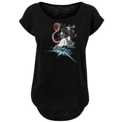 Motiv: Ladies Long Slub Tee - Alea - Stay Home - bestimme auf Wunsch Details wie Produkt, Grösse, Farbe und Position selbst ! Motiv: Ladies Long Slub Tee - Alea - Stay Home