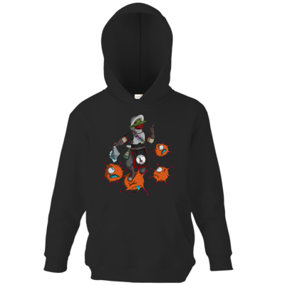 Motiv: Kids Hooded Sweat - Coronakämpfer - bestimme auf Wunsch Details wie Produkt, Grösse, Farbe und Position selbst ! Motiv: Kids Hooded Sweat - Coronakämpfer