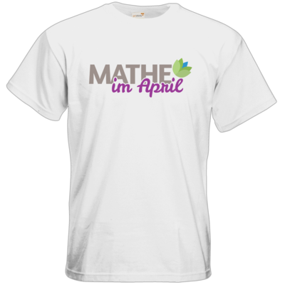 Motiv: T-Shirt Premium FAIR WEAR - Mathe im April 2020 - bestimme auf Wunsch Details wie Produkt, Grösse, Farbe und Position selbst ! Motiv: T-Shirt Premium FAIR WEAR - Mathe im April 2020