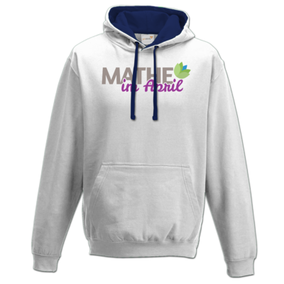 Motiv: Two-Tone Hoodie - Mathe im April 2020 - bestimme auf Wunsch Details wie Produkt, Grösse, Farbe und Position selbst ! Motiv: Two-Tone Hoodie - Mathe im April 2020