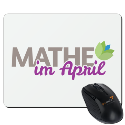 Motiv: Mousepad Textil - Mathe im April 2020 - bestimme auf Wunsch Details wie Produkt, Grösse, Farbe und Position selbst ! Motiv: Mousepad Textil - Mathe im April 2020
