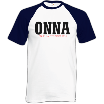 Motiv: Baseball-T FAIR WEAR - ONNA - bestimme auf Wunsch Details wie Produkt, Grösse, Farbe und Position selbst ! Motiv: Baseball-T FAIR WEAR - ONNA