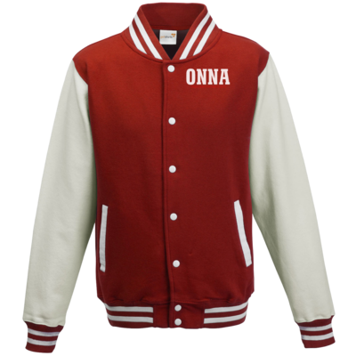 Motiv: College Jacke - ONNA - bestimme auf Wunsch Details wie Produkt, Grösse, Farbe und Position selbst ! Motiv: College Jacke - ONNA