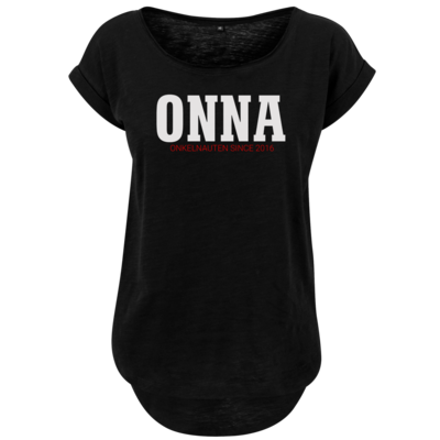 Motiv: Ladies Long Slub Tee - ONNA - bestimme auf Wunsch Details wie Produkt, Grösse, Farbe und Position selbst ! Motiv: Ladies Long Slub Tee - ONNA