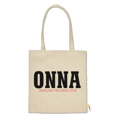 Motiv: Baumwolltasche - ONNA - bestimme auf Wunsch Details wie Produkt, Grösse, Farbe und Position selbst ! Motiv: Baumwolltasche - ONNA