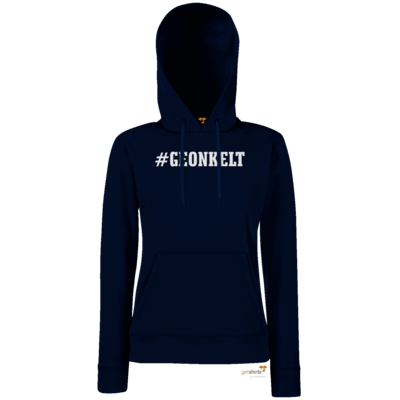 Motiv: Hoodie Damen Classic - Geonkelt - bestimme auf Wunsch Details wie Produkt, Grösse, Farbe und Position selbst ! Motiv: Hoodie Damen Classic - Geonkelt