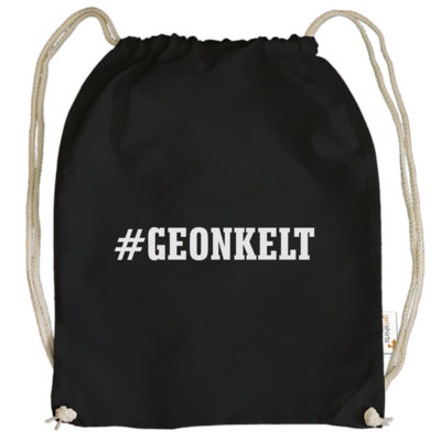 Motiv: Cotton Gymsac - Geonkelt - bestimme auf Wunsch Details wie Produkt, Grösse, Farbe und Position selbst ! Motiv: Cotton Gymsac - Geonkelt