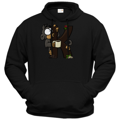 Motiv: Hoodie Premium FAIR WEAR - K-Affe - bestimme auf Wunsch Details wie Produkt, Grösse, Farbe und Position selbst ! Motiv: Hoodie Premium FAIR WEAR - K-Affe