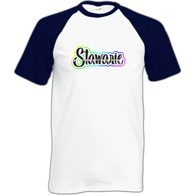 Motiv: Baseball-T FAIR WEAR - Rainbow - bestimme auf Wunsch Details wie Produkt, Grösse, Farbe und Position selbst ! Motiv: Baseball-T FAIR WEAR - Rainbow