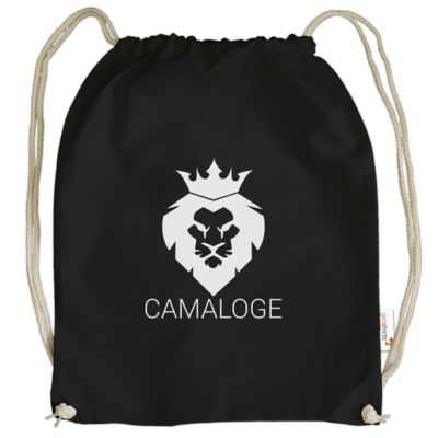 Motiv: Cotton Gymsac - Camaloge-Löwe - bestimme auf Wunsch Details wie Produkt, Grösse, Farbe und Position selbst ! Motiv: Cotton Gymsac - Camaloge-Löwe