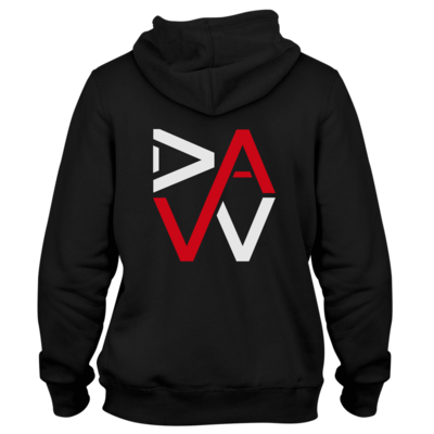 Motiv: Hoodie Classic - DaW-Logo Rot - bestimme auf Wunsch Details wie Produkt, Grösse, Farbe und Position selbst ! Motiv: Hoodie Classic - DaW-Logo Rot