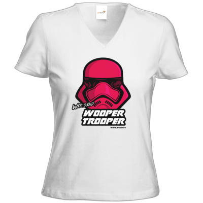 Motiv: T-Shirts Damen V-Neck FAIR WEAR - woopertrooper - bestimme auf Wunsch Details wie Produkt, Grösse, Farbe und Position selbst ! Motiv: T-Shirts Damen V-Neck FAIR WEAR - woopertrooper