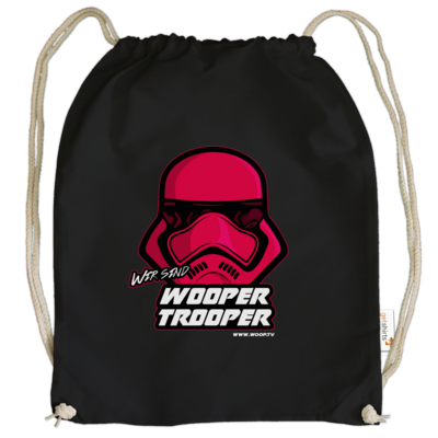 Motiv: Cotton Gymsac - woopertrooper - bestimme auf Wunsch Details wie Produkt, Grösse, Farbe und Position selbst ! Motiv: Cotton Gymsac - woopertrooper