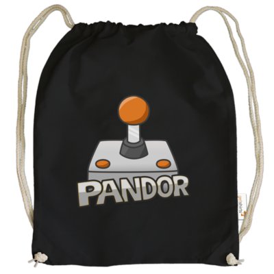 Motiv: Cotton Gymsac - Pandor Logo - bestimme auf Wunsch Details wie Produkt, Grösse, Farbe und Position selbst ! Motiv: Cotton Gymsac - Pandor Logo