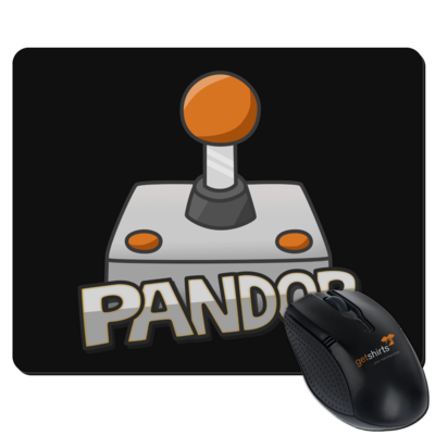 Motiv: Mousepad Textil - Pandor Logo - bestimme auf Wunsch Details wie Produkt, Grösse, Farbe und Position selbst ! Motiv: Mousepad Textil - Pandor Logo