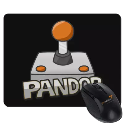 Motiv: Mousepad Textil - Pandor Logo - You're free to choose type, size, color and the print position of your item ! Motiv: Mousepad Textil - Pandor Logo