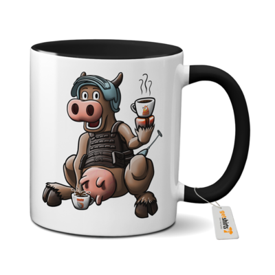 Motiv: Tasse farbig - Eisenkuh