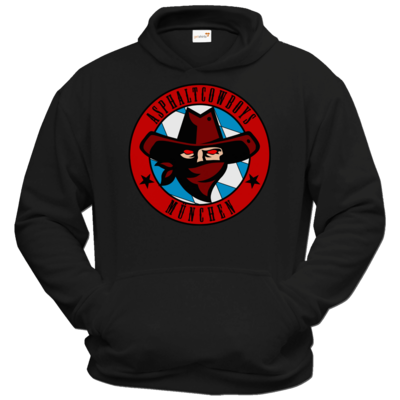 Motiv: Hoodie Classic - Shadowrun (r) - Asphaltcowboys München - bestimme auf Wunsch Details wie Produkt, Grösse, Farbe und Position selbst ! Motiv: Hoodie Classic - Shadowrun (r) - Asphaltcowboys München