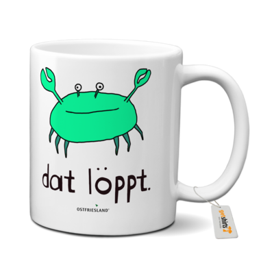Motiv: Tasse - dat löppt. gruen