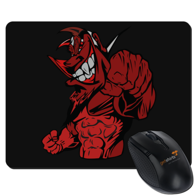 Motiv: Mousepad Textil - DeY Teufel - bestimme auf Wunsch Details wie Produkt, Grösse, Farbe und Position selbst ! Motiv: Mousepad Textil - DeY Teufel