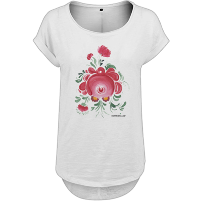 Motiv: Ladies Long Slub Tee - Ostfriesische Teerose - bestimme auf Wunsch Details wie Produkt, Grösse, Farbe und Position selbst ! Motiv: Ladies Long Slub Tee - Ostfriesische Teerose