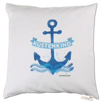 Motiv: Kissen - Anker Kuestenkind - bestimme auf Wunsch Details wie Produkt, Grösse, Farbe und Position selbst ! Motiv: Kissen - Anker Kuestenkind