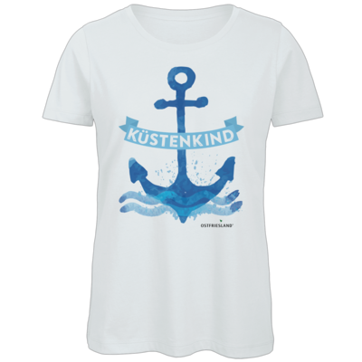 Motiv: Organic Lady T-Shirt - Anker Kuestenkind - bestimme auf Wunsch Details wie Produkt, Grösse, Farbe und Position selbst ! Motiv: Organic Lady T-Shirt - Anker Kuestenkind