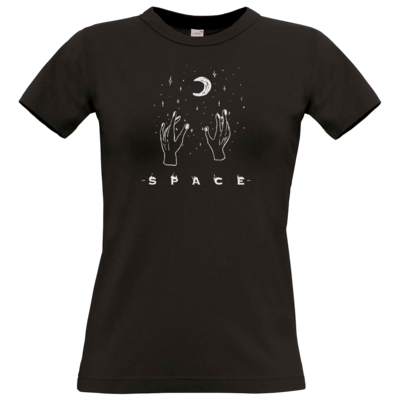 Motiv: T-Shirt Damen Premium FAIR WEAR - Space - bestimme auf Wunsch Details wie Produkt, Grösse, Farbe und Position selbst ! Motiv: T-Shirt Damen Premium FAIR WEAR - Space