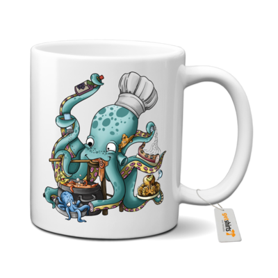 Motiv: Tasse - Smutje Octopus