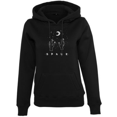 Motiv: Womens Heavy Hoody - Space - bestimme auf Wunsch Details wie Produkt, Grösse, Farbe und Position selbst ! Motiv: Womens Heavy Hoody - Space