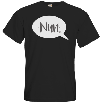 Motiv: T-Shirt Premium FAIR WEAR - Nun - bestimme auf Wunsch Details wie Produkt, Grösse, Farbe und Position selbst ! Motiv: T-Shirt Premium FAIR WEAR - Nun