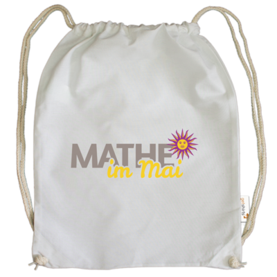 Motiv: Cotton Gymsac - Mathe im Mai 2020 - bestimme auf Wunsch Details wie Produkt, Grösse, Farbe und Position selbst ! Motiv: Cotton Gymsac - Mathe im Mai 2020