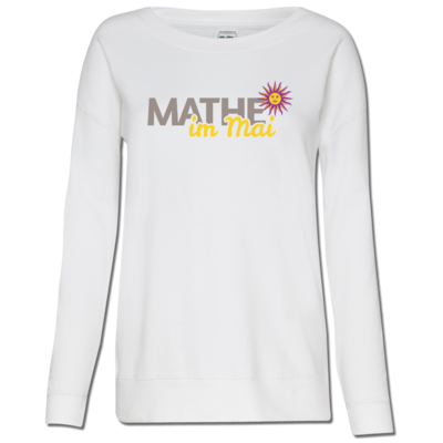 Motiv: Girlie Crew Sweatshirt - Mathe im Mai 2020 - bestimme auf Wunsch Details wie Produkt, Grösse, Farbe und Position selbst ! Motiv: Girlie Crew Sweatshirt - Mathe im Mai 2020