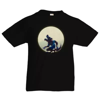 Motiv: Kids T-Shirt Premium FAIR WEAR - Welf - Vollmond - bestimme auf Wunsch Details wie Produkt, Grösse, Farbe und Position selbst ! Motiv: Kids T-Shirt Premium FAIR WEAR - Welf - Vollmond