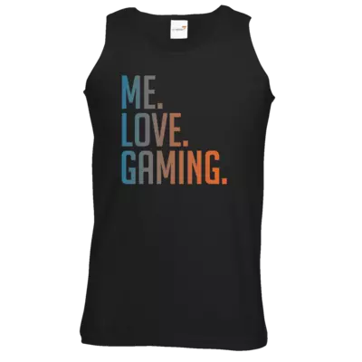 Motiv: Athletic Vest - Me.Love.Gaming. - bestimme auf Wunsch Details wie Produkt, Grösse, Farbe und Position selbst ! Motiv: Athletic Vest - Me.Love.Gaming.