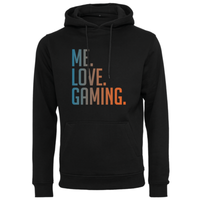 Motiv: Heavy Hoodie - Me.Love.Gaming. - bestimme auf Wunsch Details wie Produkt, Grösse, Farbe und Position selbst ! Motiv: Heavy Hoodie - Me.Love.Gaming.