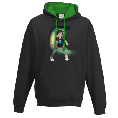 Motiv: Two-Tone Hoodie - Tom - Poltergeist - bestimme auf Wunsch Details wie Produkt, Grösse, Farbe und Position selbst ! Motiv: Two-Tone Hoodie - Tom - Poltergeist