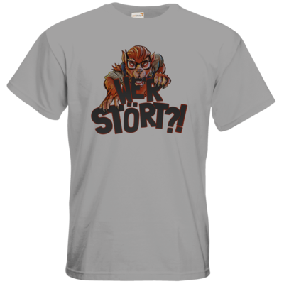 Motiv: T-Shirt Premium FAIR WEAR - Welf - Wer stört - bestimme auf Wunsch Details wie Produkt, Grösse, Farbe und Position selbst ! Motiv: T-Shirt Premium FAIR WEAR - Welf - Wer stört