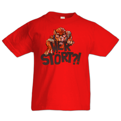 Motiv: Kids T-Shirt Premium FAIR WEAR - Welf - Wer stört - bestimme auf Wunsch Details wie Produkt, Grösse, Farbe und Position selbst ! Motiv: Kids T-Shirt Premium FAIR WEAR - Welf - Wer stört