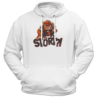 Motiv: Hoodie Premium FAIR WEAR - Welf - Wer stört - bestimme auf Wunsch Details wie Produkt, Grösse, Farbe und Position selbst ! Motiv: Hoodie Premium FAIR WEAR - Welf - Wer stört