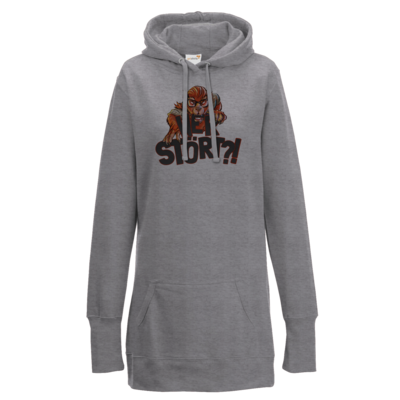 Motiv: Lady Longline Hoodie - Welf - Wer stört - bestimme auf Wunsch Details wie Produkt, Grösse, Farbe und Position selbst ! Motiv: Lady Longline Hoodie - Welf - Wer stört