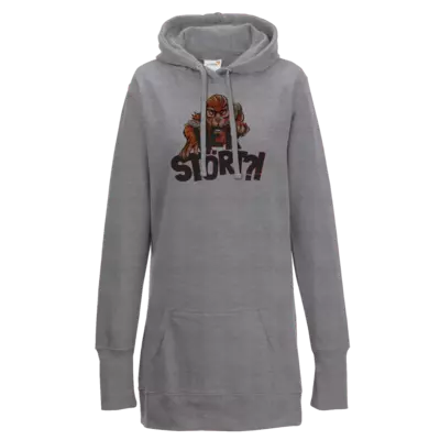 Motiv: Lady Longline Hoodie - Welf - Wer stört - bestimme auf Wunsch Details wie Produkt, Grösse, Farbe und Position selbst ! Motiv: Lady Longline Hoodie - Welf - Wer stört