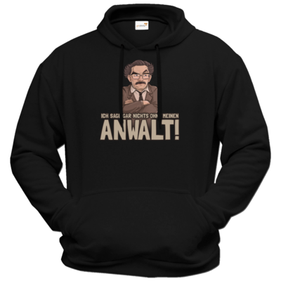 Motiv: Hoodie Premium FAIR WEAR - Feuerflieg - Anwalt - bestimme auf Wunsch Details wie Produkt, Grösse, Farbe und Position selbst ! Motiv: Hoodie Premium FAIR WEAR - Feuerflieg - Anwalt